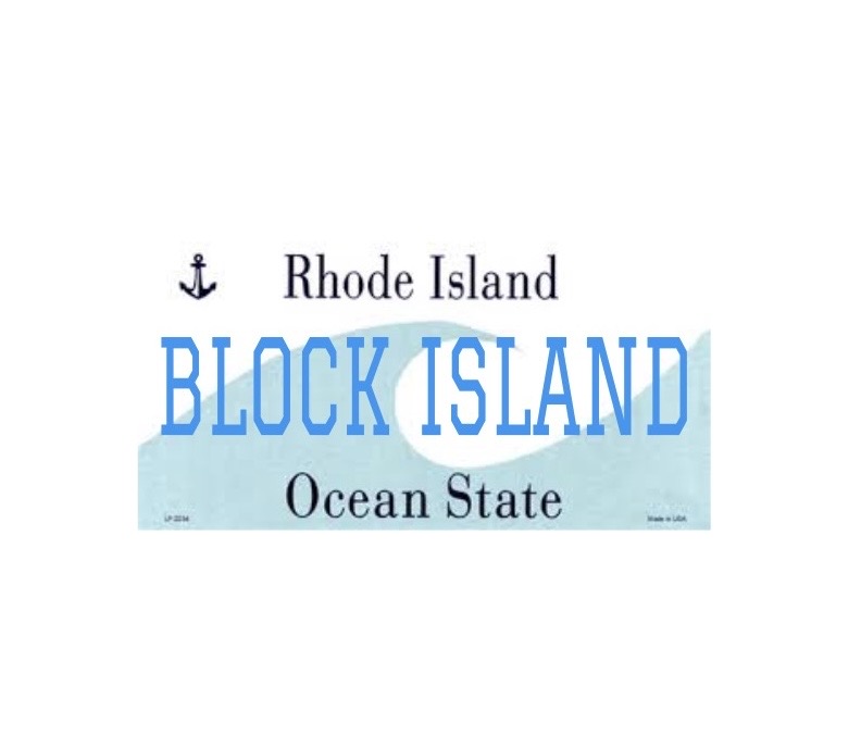 Block Island License Plate