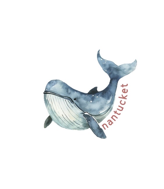 Nantucket Whale Stickers