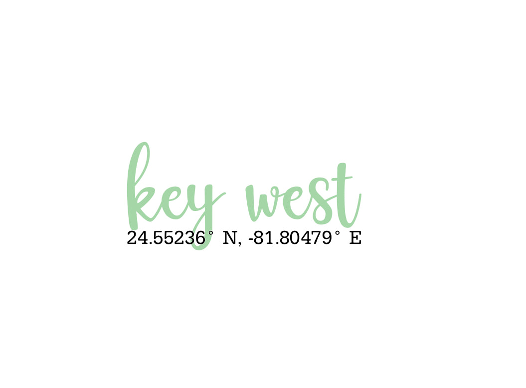 Key West Coordinates