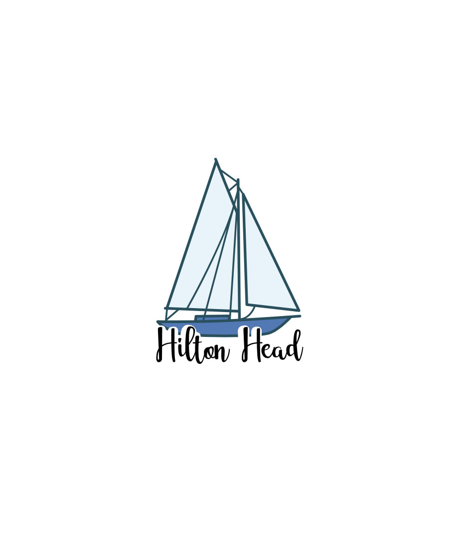 Hilton Head Sailboat Stickers