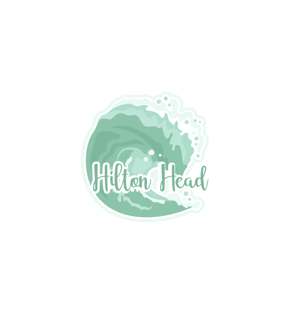 Hilton Head Wave Stickers