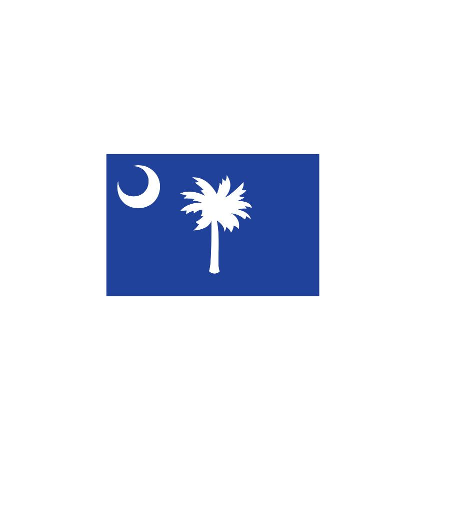SC Flag Stickers, South Carolina