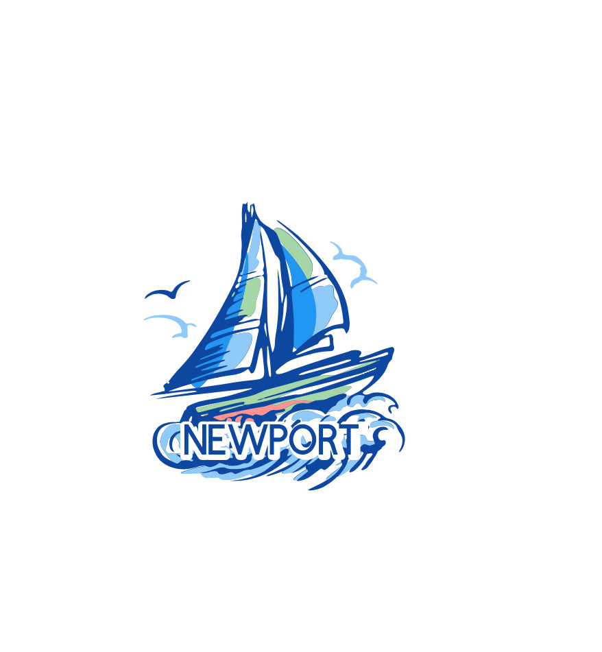 Newport Sailboat Stickers