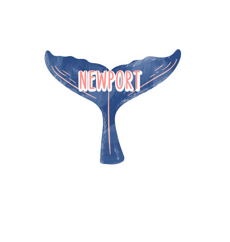 Newport Whale Tail Stickers