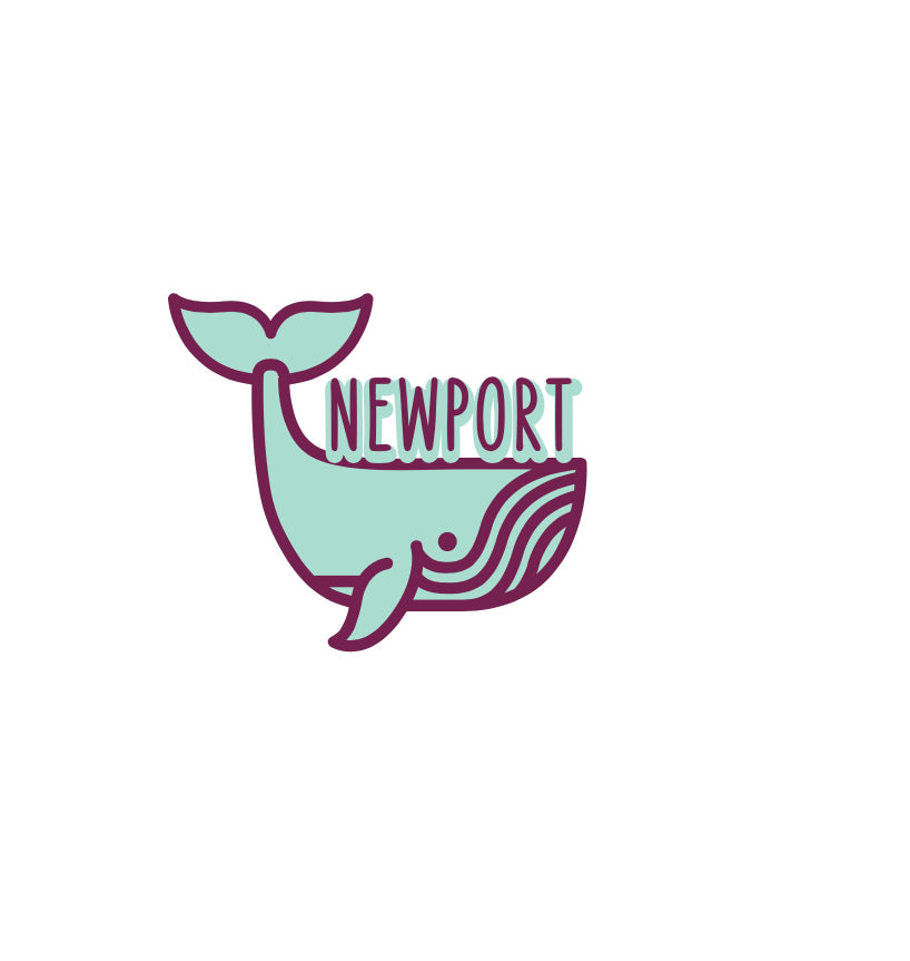 Newport Whale Stickers