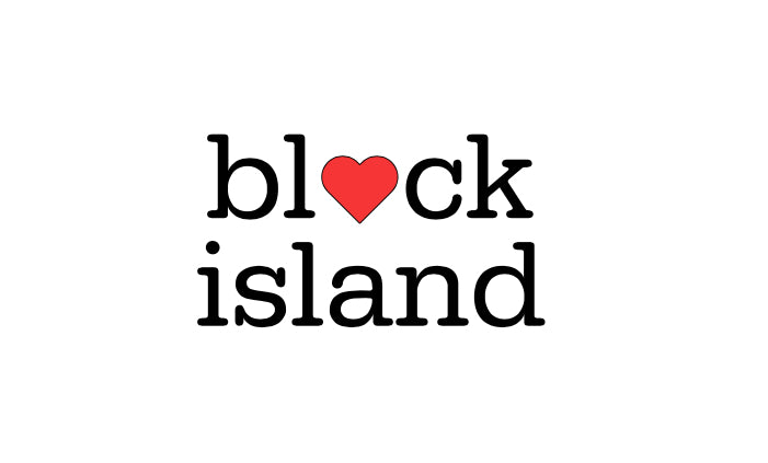 Block Island Heart Stickers